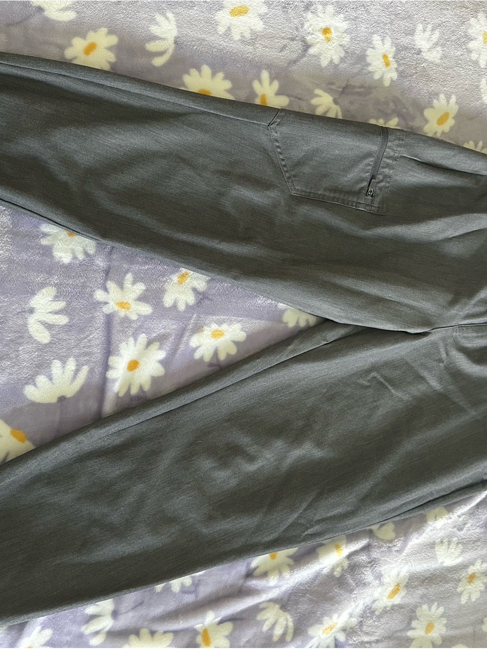 High Waisted Zamora Jogger Scrub Pants Graphite